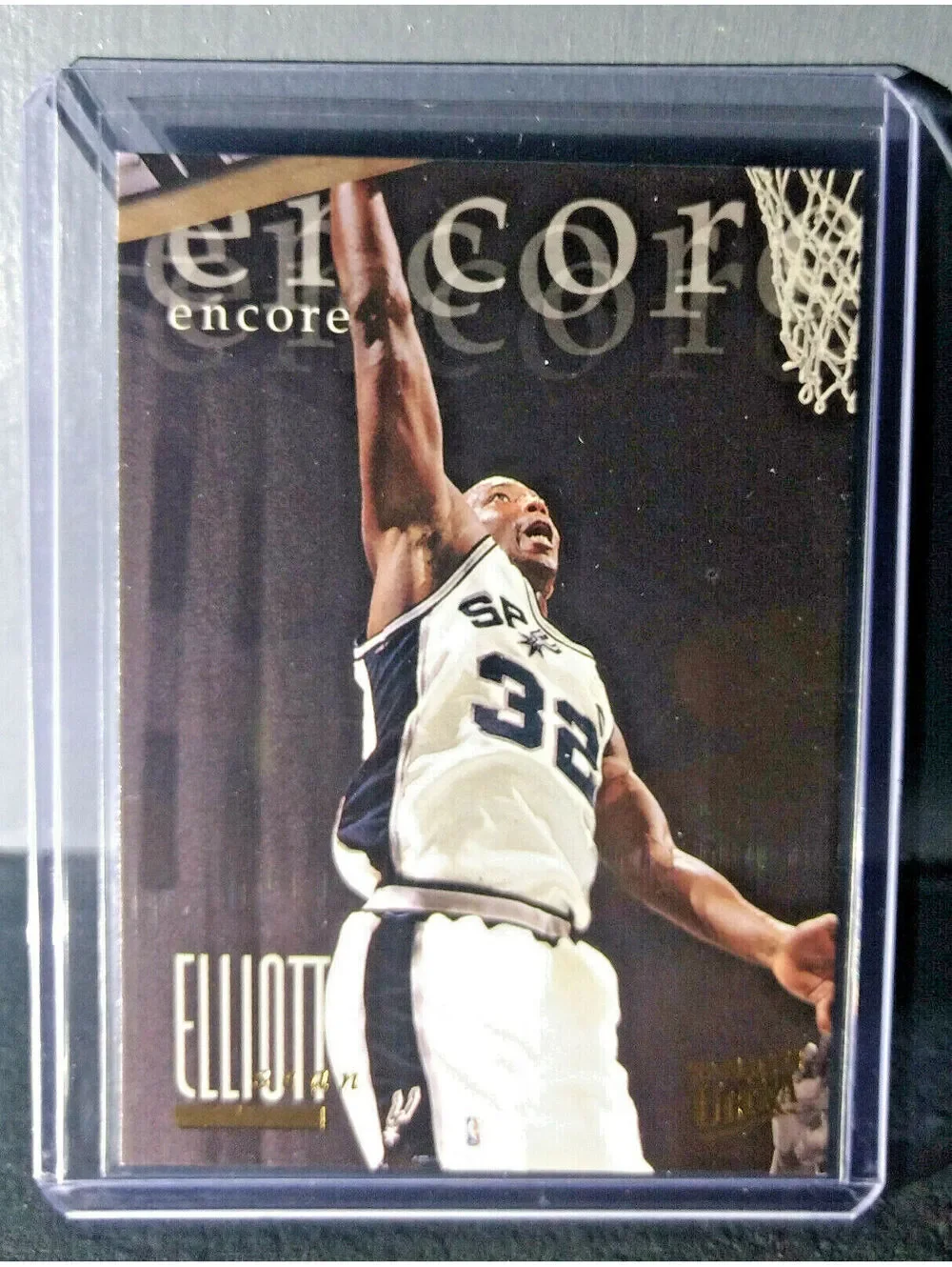 1995-96 Sean Elliott Fleer Ultra #308 Encore Basketball Card